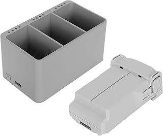 Hub de Carregamento de Bateria de Drone RC, Hub de Carregamento Bidirecional Inteligente e Eficiente para DJI Mini 3 para Mini 3 Pro Com Bateria de Reposição, Carregamento