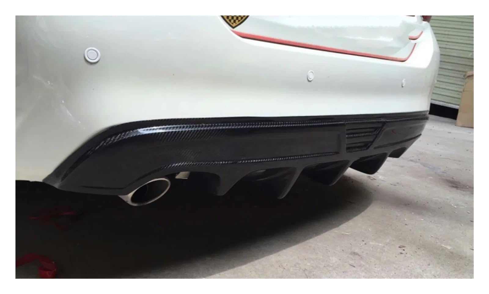 Rear Wing For Nissan For Teana For Altima 2016-2019 Rear Bumper Diffuser Lip Real Carbon Fiber Car Exhaust Bracket Spoiler