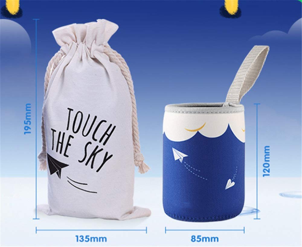 Bouteille en Verre pour Sports de Plein air, Portable, Ronde, Anti-Fuite, pour Le Transport d'eau, gobelet en Verre, pour étudiants, 600 ML