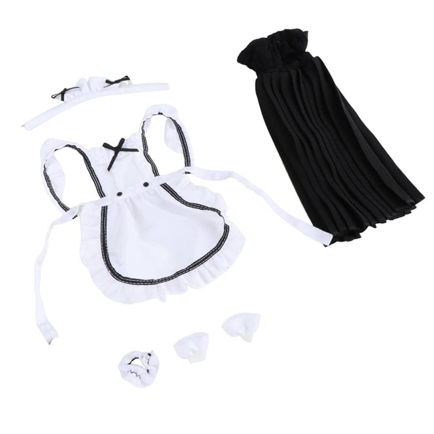 Amazon | Colaxi 1/6スケール 女性用メイド服 アクション