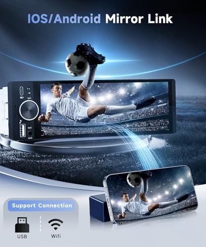 Radio para Auto Single Din con Pantalla Táctil 6.28" miniatura 3