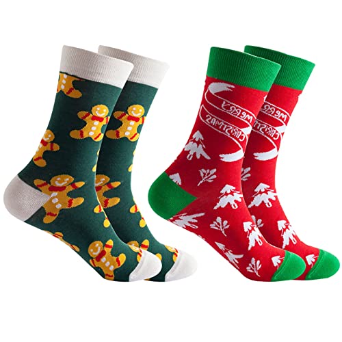 Fantaisie Coton Hiver Chaussette, Chaussettes d'hiver Famille, Chaussette de Noël, Chaussettes - Idée Douce Chaussette de Noël pour Les Femmes, Taille Unique (A) Cover