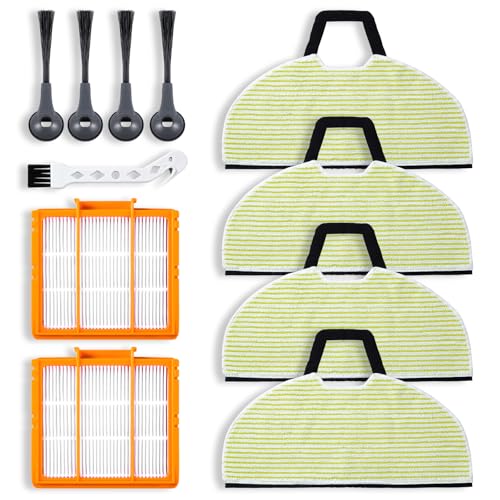 4 Mop Pads Replacement Parts for Shark RV2610WA, AV2610WA, RV2620WD,