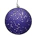Vickerman 485163-6 Purple Sequin Ball Christmas Christmas Tree Ornament (4 pack) (N591566DQ)