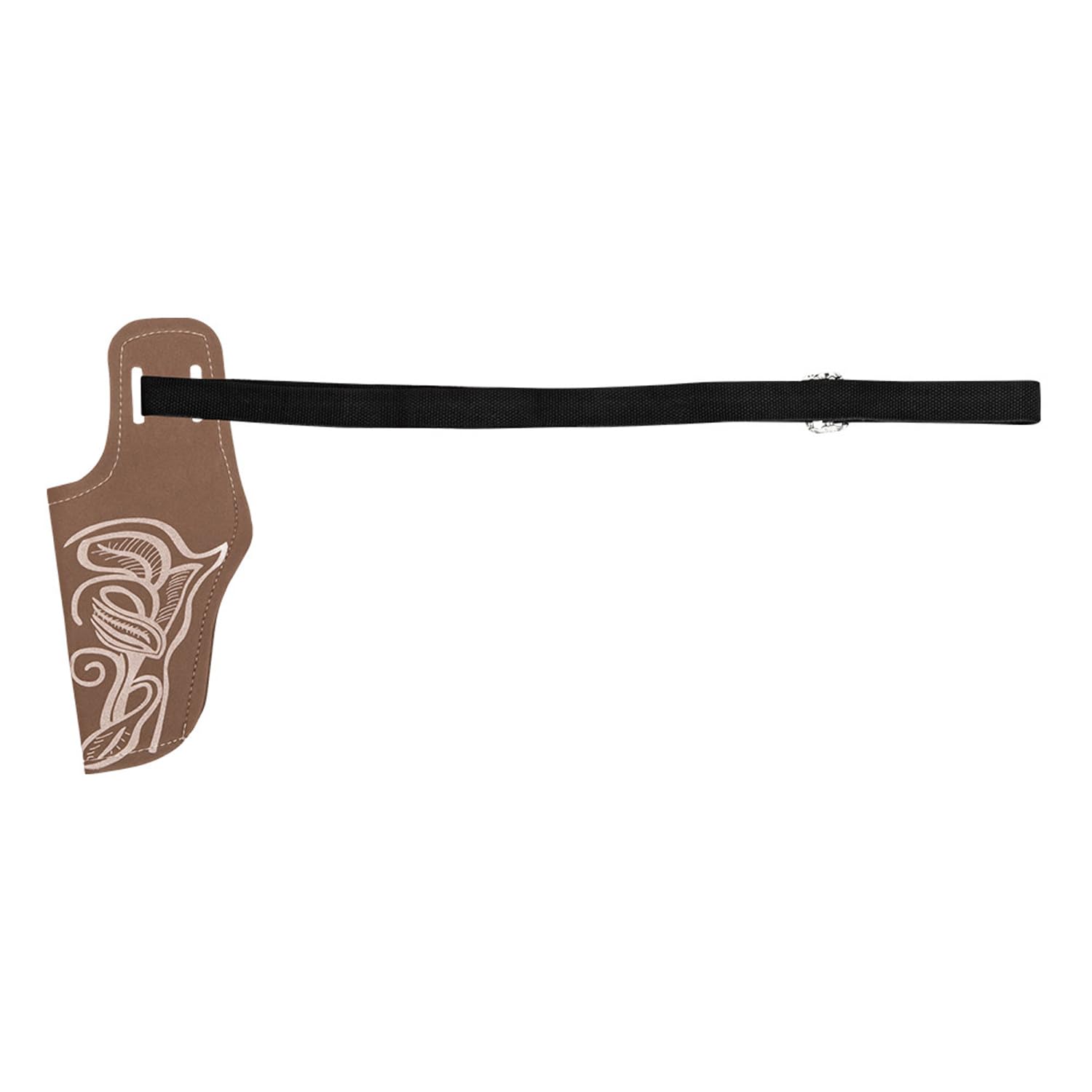 Boland 54383 Zestaw kowbojski (pistolet i pasek z uzdrą), wielokolorowy, 23 cm / 100 cm
