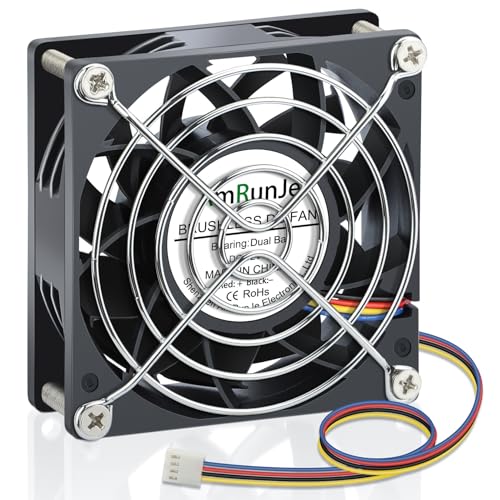 Ventilateur 80mm PWM anti-surchauffe pour box électronique et serveur