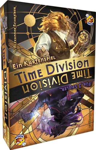 HeidelBÄR Games Time Division - Thematisches Kartenspiel für 2 Personen - Unterhaltsames Zeitreisen-Duellspiel - Deutsch - 2 Spieler - Ab 12 Jahren