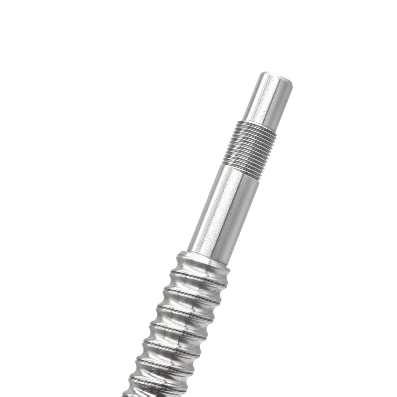 Zestaw śrub kulowych, C7 Walcowana śruba kulowa prawa 16 mm SFU1605 BK12 BF12 Nakrętka kołnierzowa obrobiona maszynowo 250-1000(250mm 9.84" long)