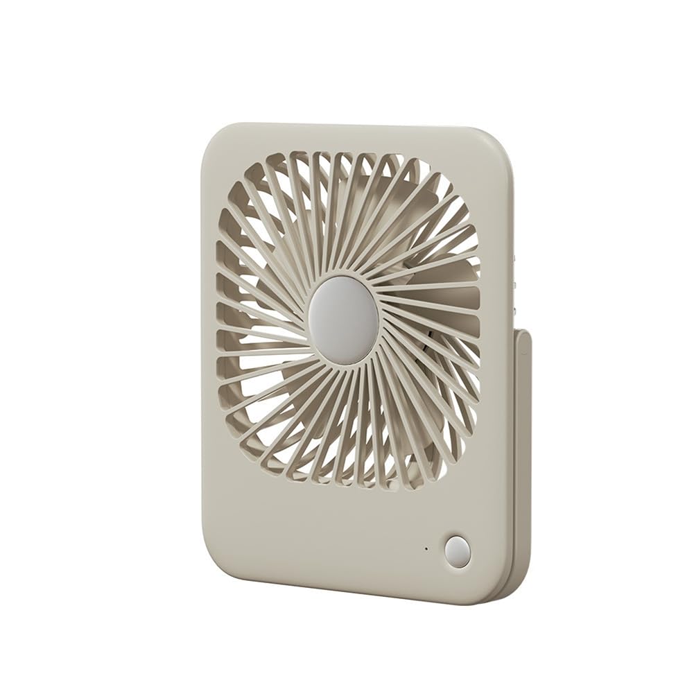 Hndhbfgrt Quiet Desk Fan Small Portable Personal Fan Rechargeable Battery Fan Mini Folding Fan for Sleeping and Travel for Home