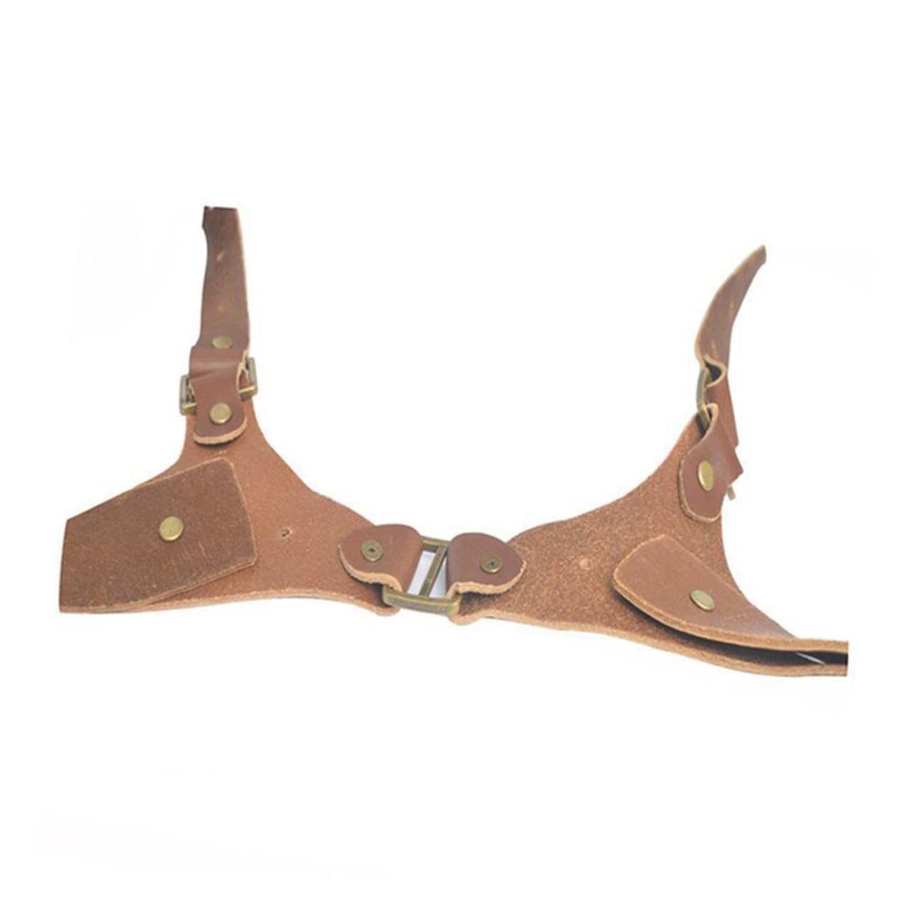 Homoyoyo Bandoulière Réglable en Cuir Marron pour Appareil Photo