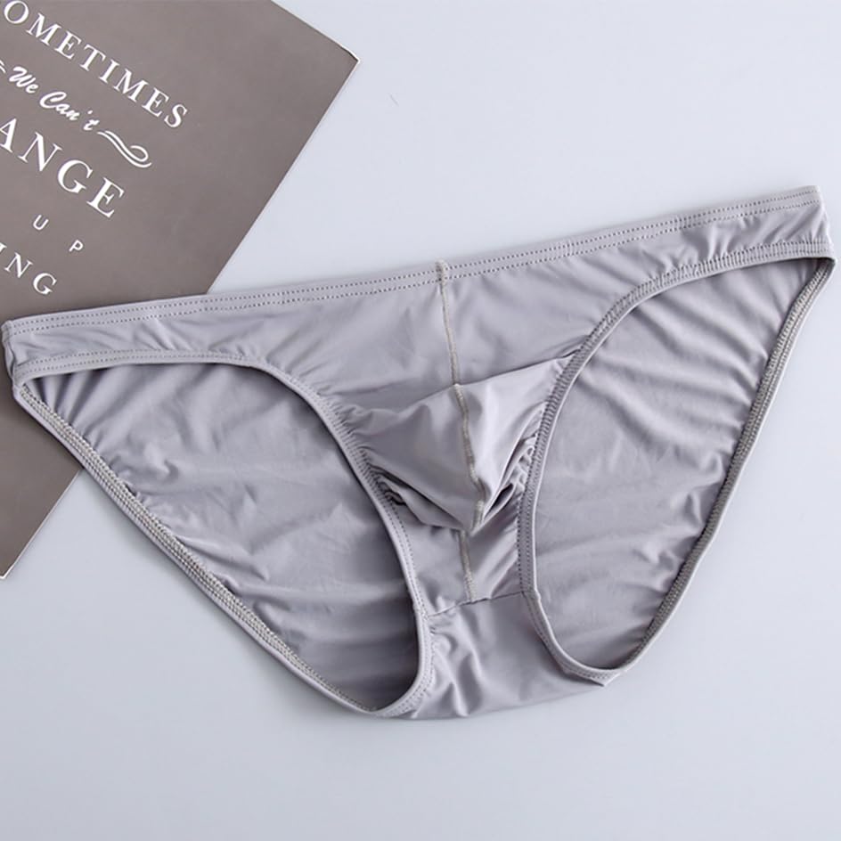 Briefs for Men Pack Quick-drying Underwear Men's Boxers Briefs ice silk Sexy breathable thin Pack Pouch Convex bulge4