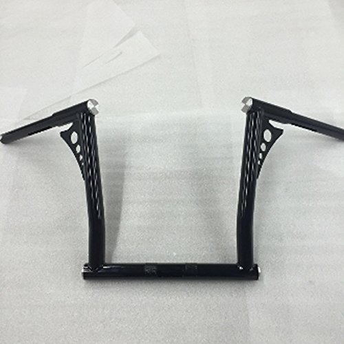 13 X 1 1/4 2015-2021 Road Glide Road 6 Customs Holey Roller Handlebars, Gloss Black