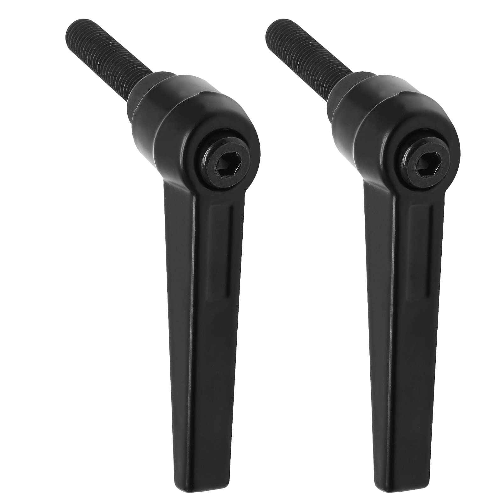 Amazon | Qjaiune 2個 調節可能なクランプレバーハンドル M8