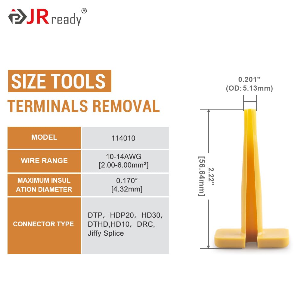 Jrready St5268 08 Deutsch Pin Removal Tool Kit Size 12 - View #10