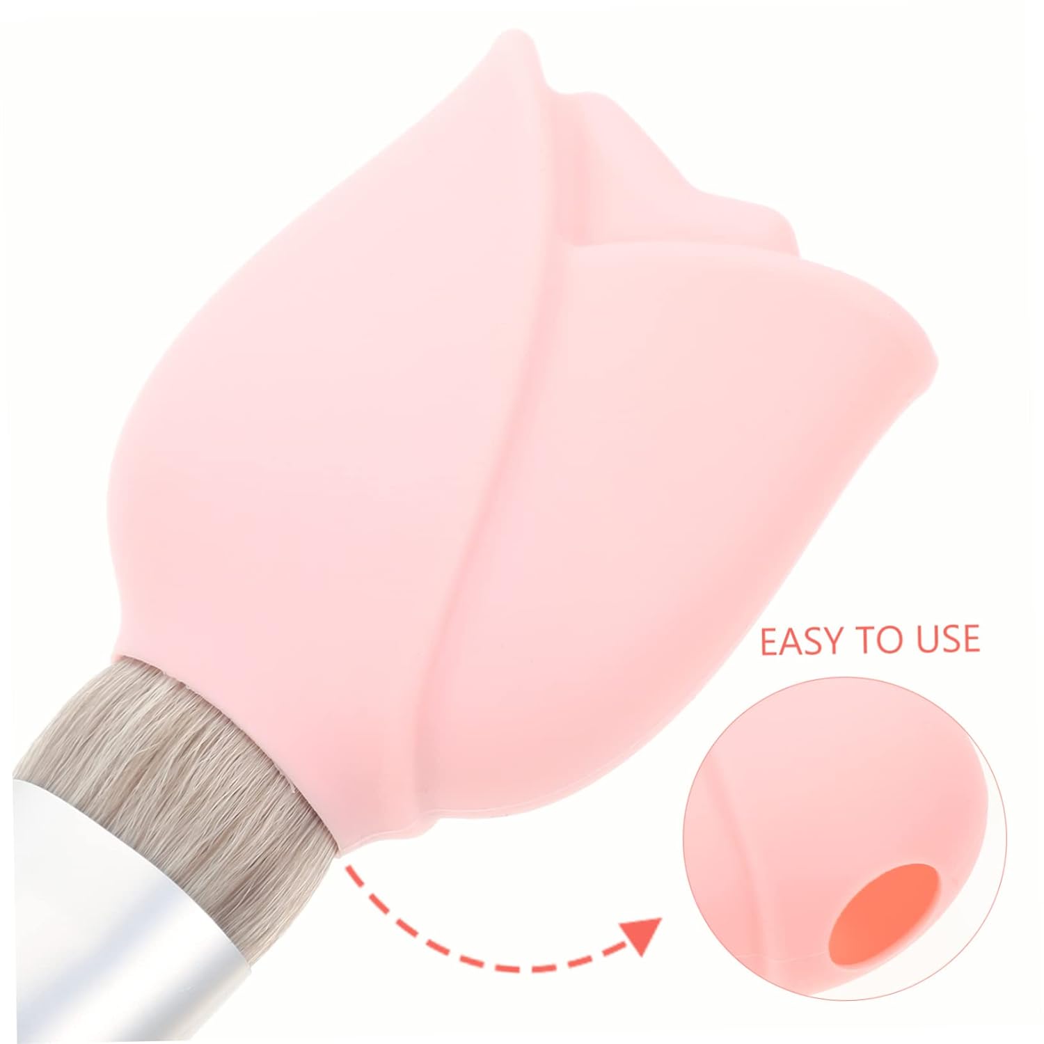 Angoily 9pcs Reusable Makeup Brush Protectors Travel Covers for Foundation Concealer Eyeshadow Brushes Makeup Holders