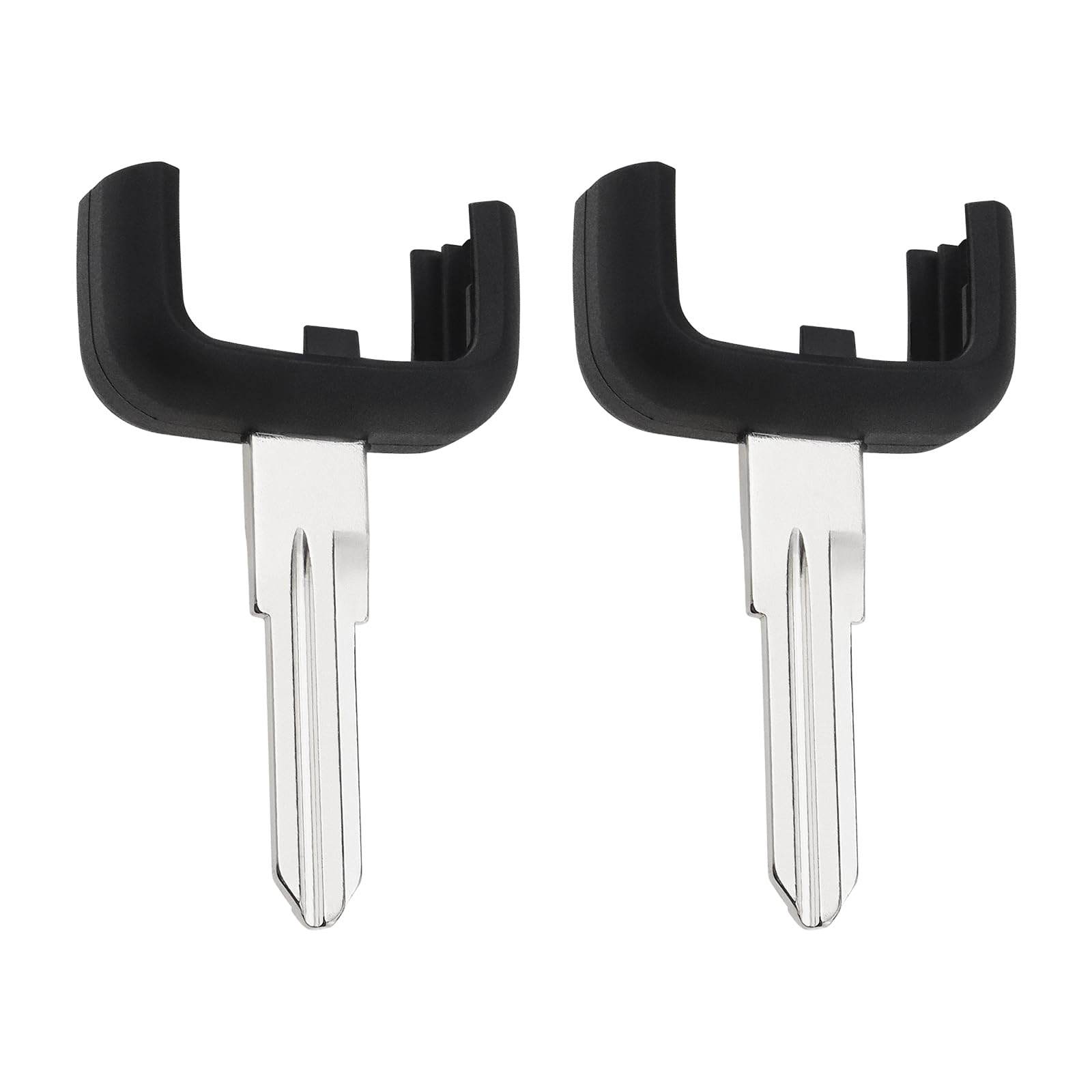 LT Easiyl 2pcs Car Remote Key Head Car Key Blank HU46 Auto Remote Key Blank Compatible with Vauxhall Compatible with Opel Astra Corsa Zafira Automotive Key Accessories