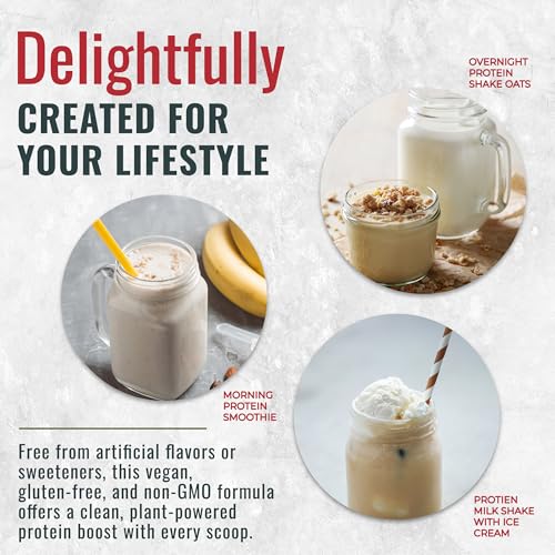 zenbodi Fuel Vegan Protein Powder Lemon - 21g of Protein Each Serving, Delicious Plant-Based Blend for Muscle Growth, Crafted from Pea, with Vegan D3, No Artificial Flavors, Gluten-Free