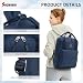 SUCIKORIO 40x30x10cm Lufthansa British Airways Reiserucksack Handgepäck Flugzeug, Wasserdicht Oxford Handgepäck Travel Rucksack mit 14 Zoll Laptopfach Daypack Schulrucksack für Damen, Herren, Reisen