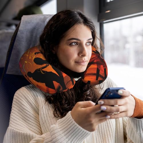 Almohada de espuma viscoelástica para viaje cuello miniatura 6