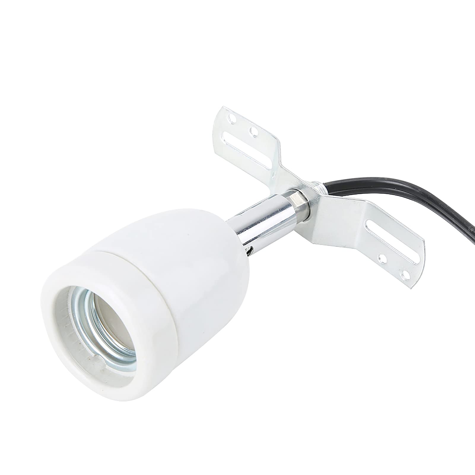 Wärmelampe Lampenfassung, E27 300W Drehbare Heizlampensockel Keramikfassung Reptilien Heizlampe Wärmespotlampe UV-Glühlampe Strahler Keramik-Heizlampe für Aquarium Eidechsen Schildkrötenschlangen