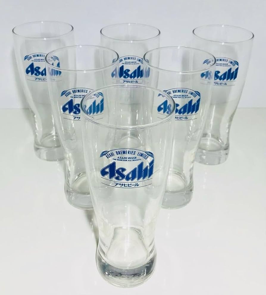 Amazon.co.jp: OR9 アサヒビール グラス 6個セット ビールグラス