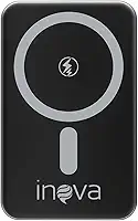 Power Bank 10000mAh com Carregamento por Indução, Carregador Sem Fio Portátil Magnético com Cabo Tipo-C 20W Carregamento Rápido, Compativel com Celulares iOS e Android - Inova