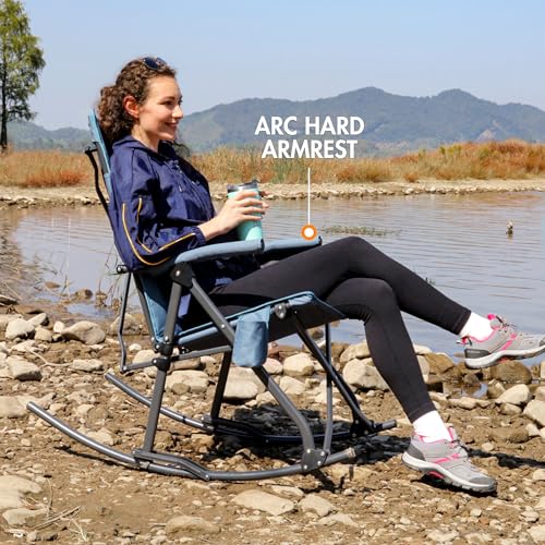 Portal PR-FC-368 Oversized Folding Rocking Camping Chair Portable Outdoor Rocker thumb #5