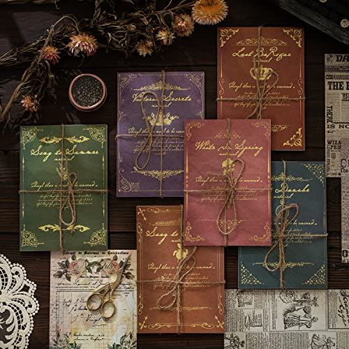 Papier de scrapbooking vintage par 180 feuilles pour bullet journal