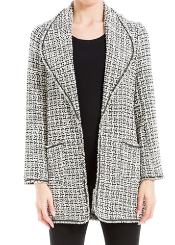 Max Studio Women's Tweed Long Jacket2