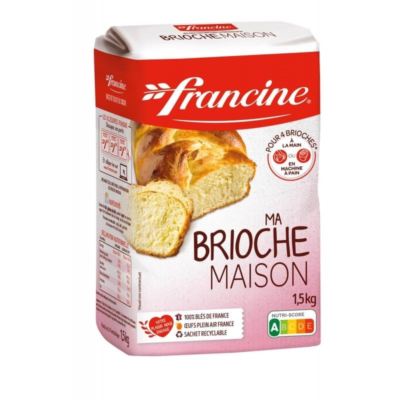 FRANCINE - Brioche Maïson 1.5Kg - Lot De 2