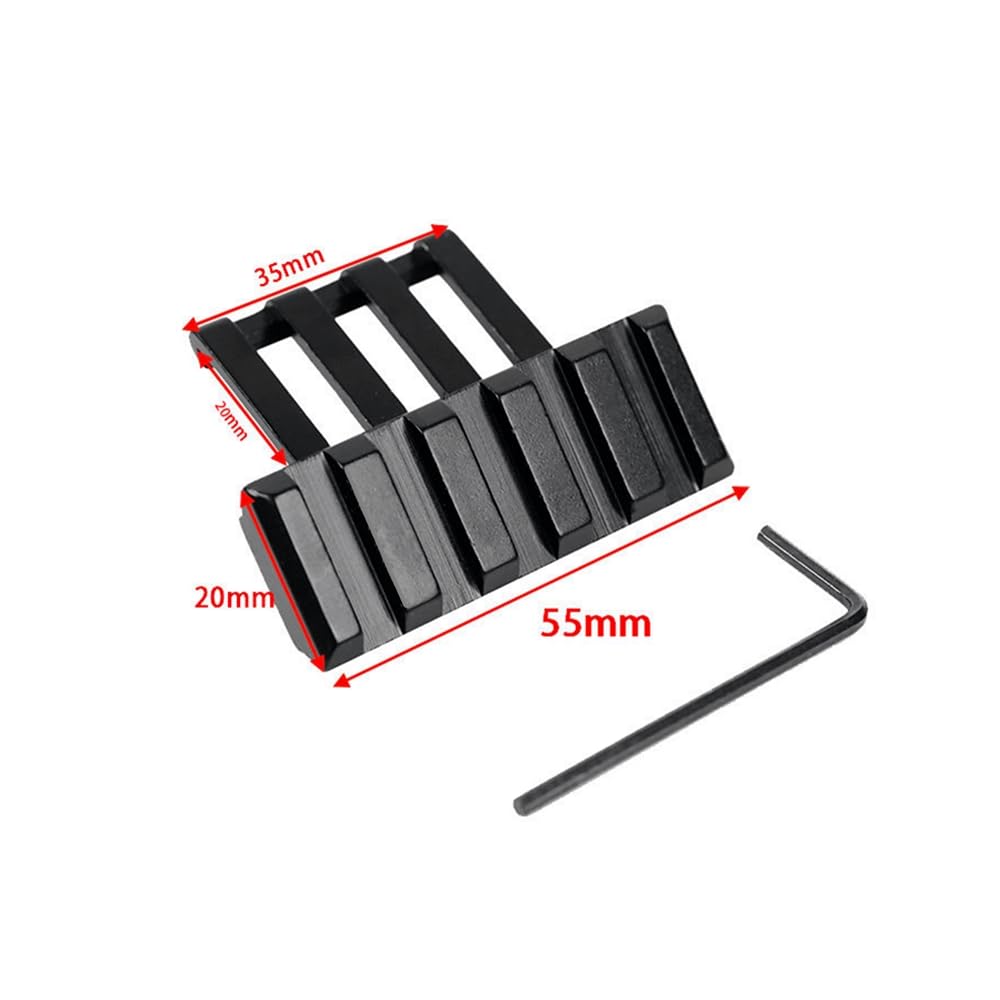 45 Degree Offset 20 mm Metal Side Rail Scope Mount for Picatinny Rail