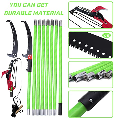 Buying Guide MEFBANT Pole Saw For Tree Trimming 26.1 Feet Manual Pole