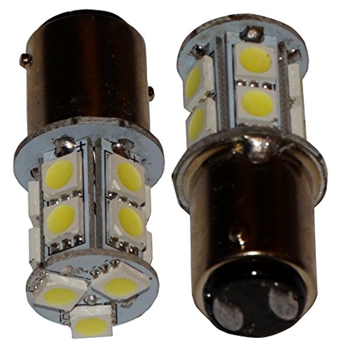 Aerzetix - Set di 2 Lampadine P21/5W 12V 13 LED