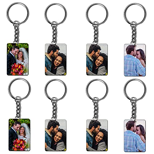 Image of Photo Keychain For Men, Girls, Friends, Car, Bike Customised /Personalized Keyring With Picture Gifts For Birthday, Anniversary 6.3x3.7 CM Wooden MDF