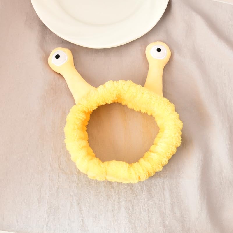 Miniatura 6 de Diadema de lavado facial de caracol, diadema de maquillaje facial Harirband para lavar la cara, envoltura para la cabeza, diademas elásticas de