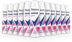 Rexona 12 Unidades Desodorante Antitranspirante Aerossol Powder Dry 150ml