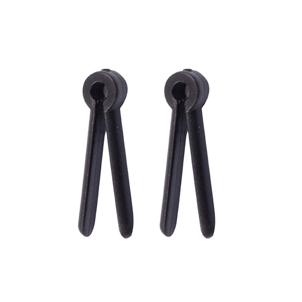 2pcs Peep Sight Archery Accessory Bow Tube Silicon Tubing Install Peep Sight Arrow Peephole Holder (Black)