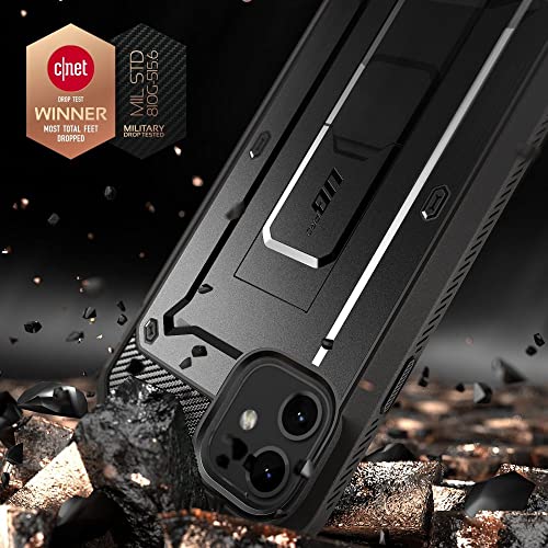 SUPCASE Unicorn Beetle Pro Series Case for iPhone 12 Mini (2020 Release) 5.4 Inch, Built-in Screen Protector Full-Body Rugged Holster Case (Black) - Thumbnail 7