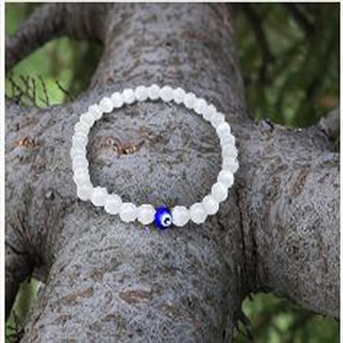 Image of Honbon Fancy Designer Beads Evil Eye Charms Bracelet,Handmade Unisex Nazar Bracelets,Friendship Band for All -Girls, Boys, Men & Women