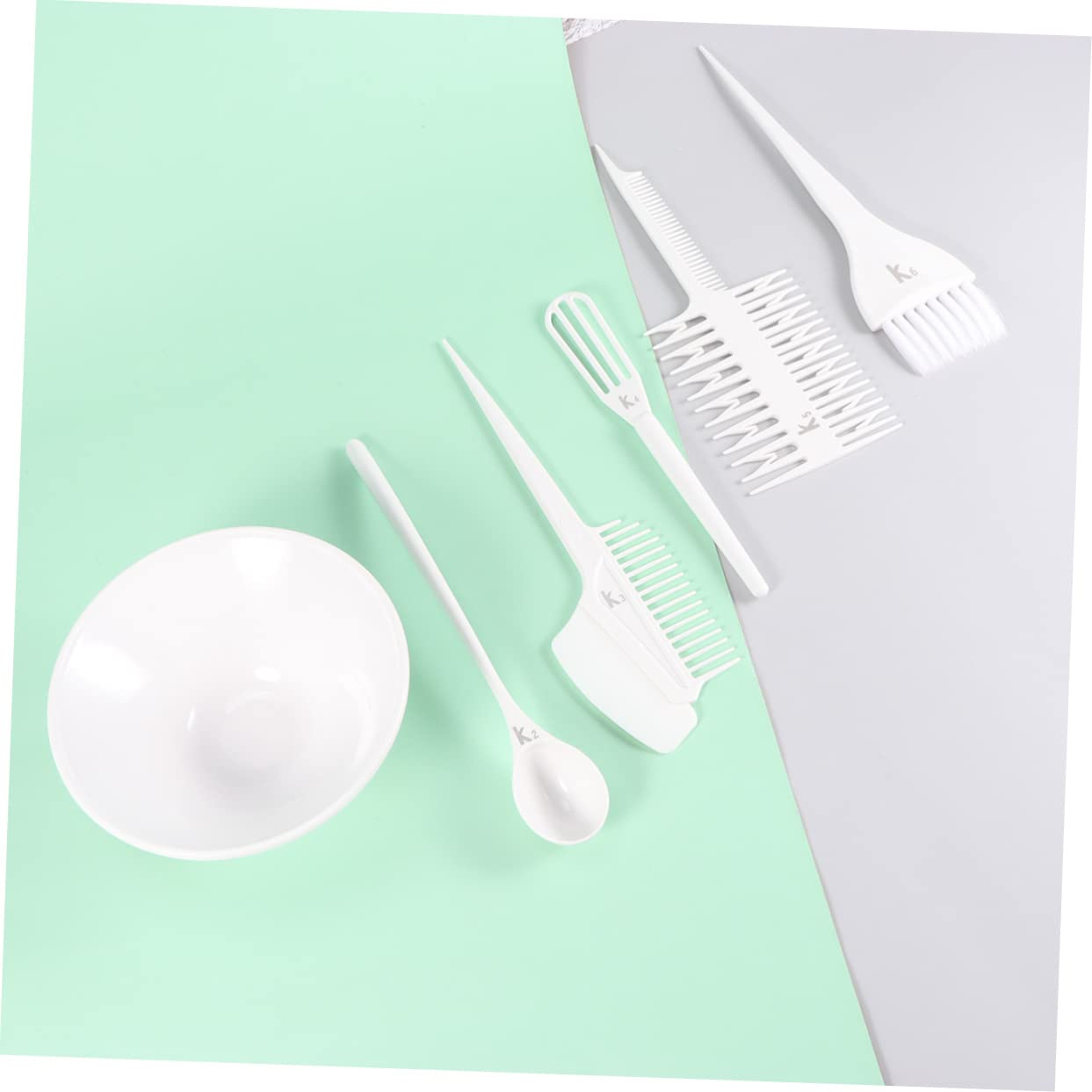 2juegos Herramientas Para Teñir El Cabello Cepillo Peines y Bol De Para Uso Profesional y Casa Kit De Accesorios Para Coloración Capilar
