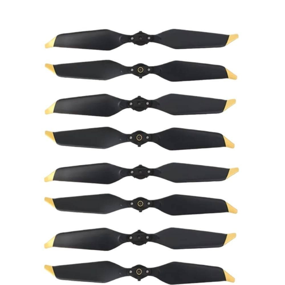 Hélice Plegable De Liberación Rápida Y Poco Ruido, Accesorios De Repuesto PRO Aptos for UAV 8331, 4/8 Uds.(4Pairs Gold)