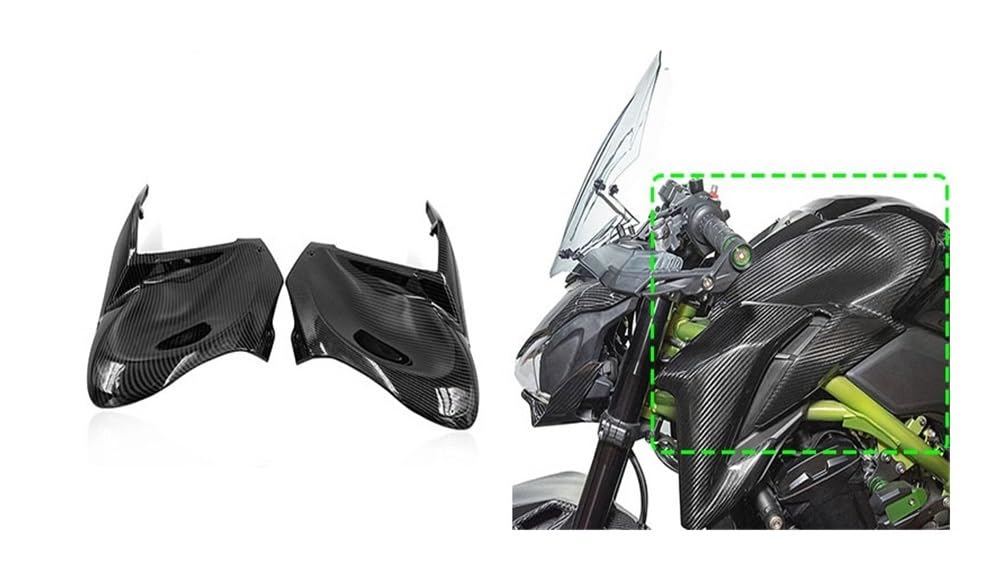 Carena Pannello laterale motocicletta Moto Coperchio Laterale Anteriore Serbatoio Gas Adatto Per Z900 2017-2019 Z900 ZR900 Pannello Serbatoio Rivestimento Della Carenatura Protezione Cappuccio