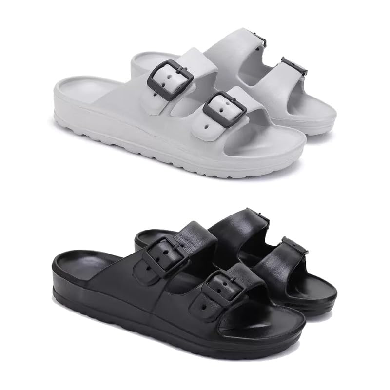 Men's Rover Lightweight Comfortable| Slides|Clogs| Sandals with Adjustable Back Strap for Men Combo(AC)-3114-3113-picture-48