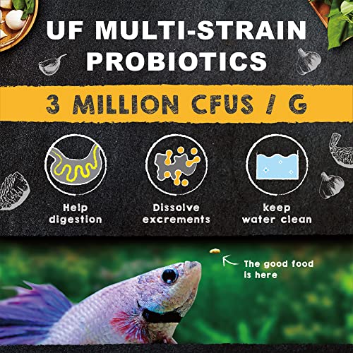 ultra fresh betta fish food pro shrimp patties 50 sword prawns  akiami paste shrimps all natural protein rich in calcium for betta39s healthy development and cleaner water 07 oz