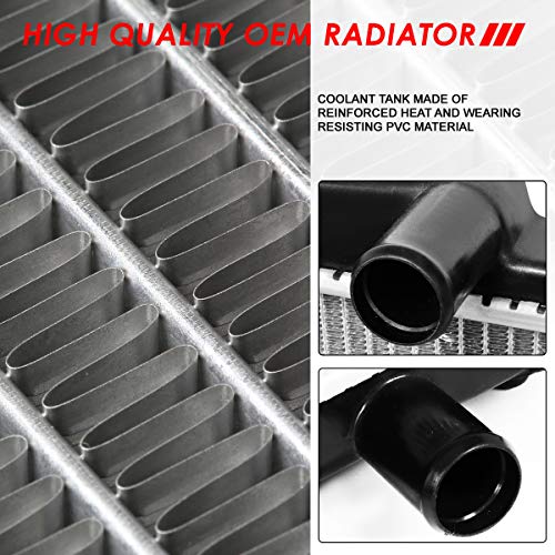 Image of Auto Dynasty Radiator Compatible with 1998-2003 Toyota Sienna 3.0L AT, DPI 2153 Factory Style 1-Row Cooling Radiator, Aluminum Core