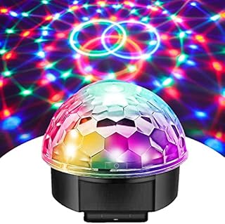 MoonBeam Multi Colour LED Disco Ball Party Light (Single)
