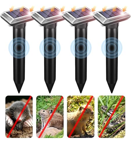 Répulsif Anti Taupes Solaire Ultrason