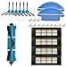 REFURBISHHOUSE Brosse à Rouleau Robot Aspirateur Filtre HEPA Brosse Principale Brosse LatéRale pour Conga SéRie 3090 Robot Aspirateur PièCes DéTachéEs Filtre Accessoires