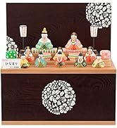 Amazon | 雛人形 久月 ひな人形 雛 ケース飾り 親王飾り よろこび雛