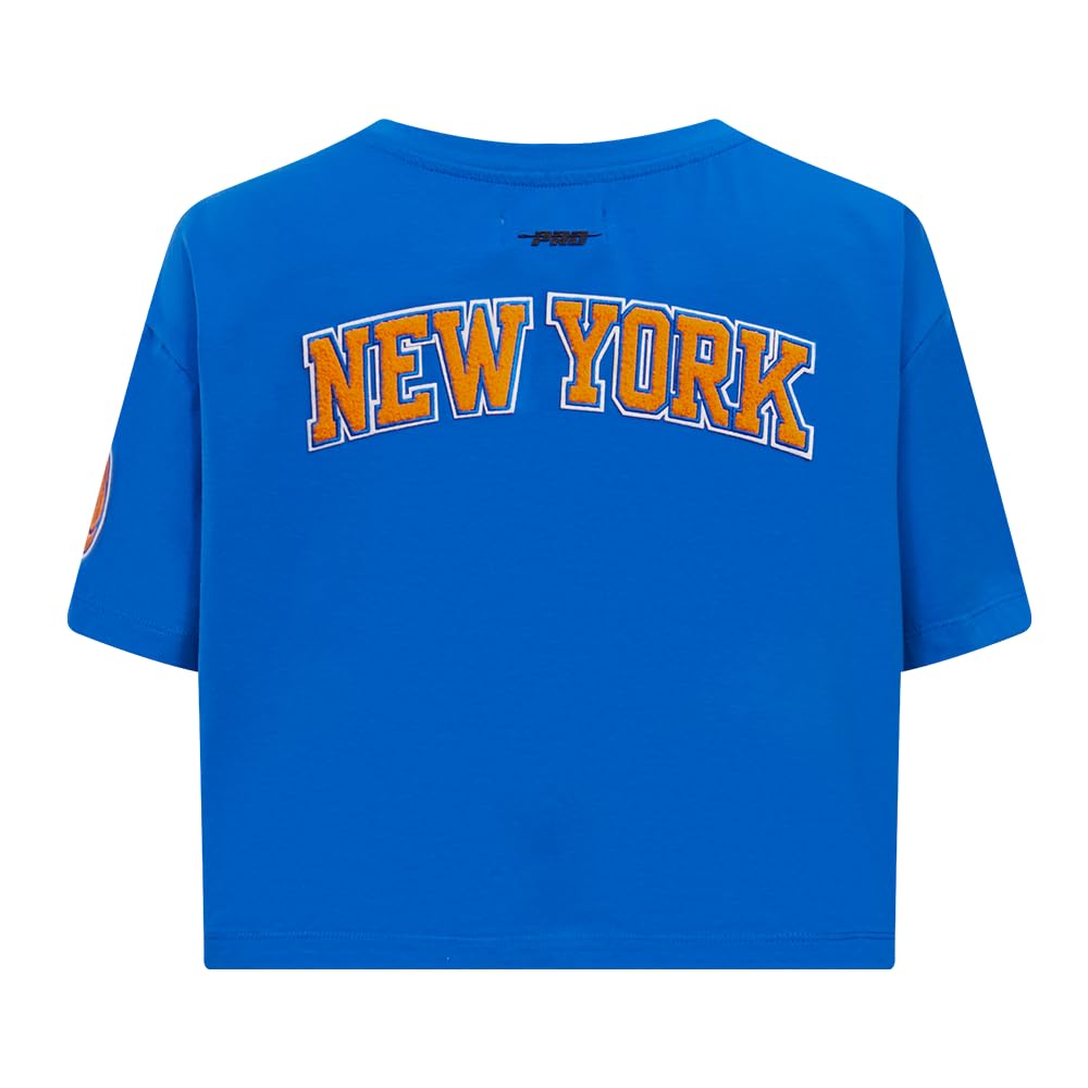 Pro Standard NBA - Maglietta Classica a Maniche Corte in ciniglia di Cotone da Donna